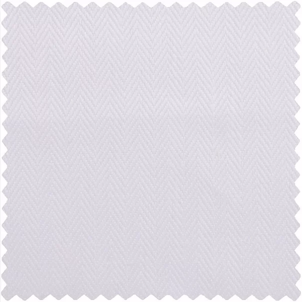 Friel White Furnishing Fabric Medium Herringbone Irish Linen