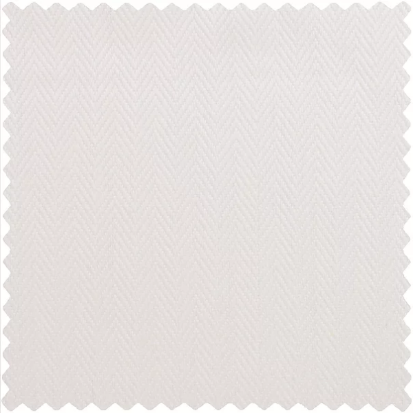 Friel Oyster Furnishing Fabric Medium Herringbone Irish Linen