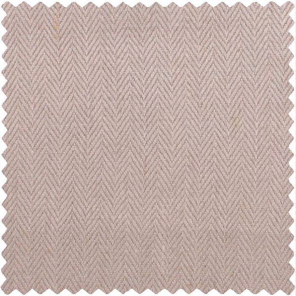 Friel Herringbone Furnishing Fabric Medium Natural Irish Linen