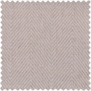 Sligo Chevron Furnishing Fabric Medium Oatmeal Irish Linen
