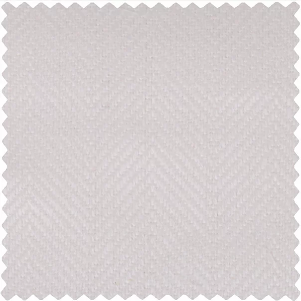 Tynan Oyster Upholstery Fabric Heavy Chevron Irish Linen