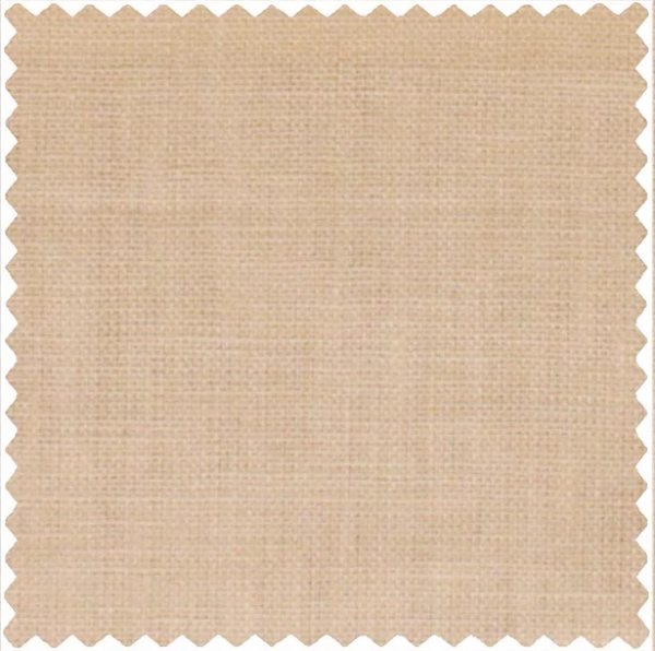 Tyrone Champagne Furnishing Fabric Light 100% Irish Linen