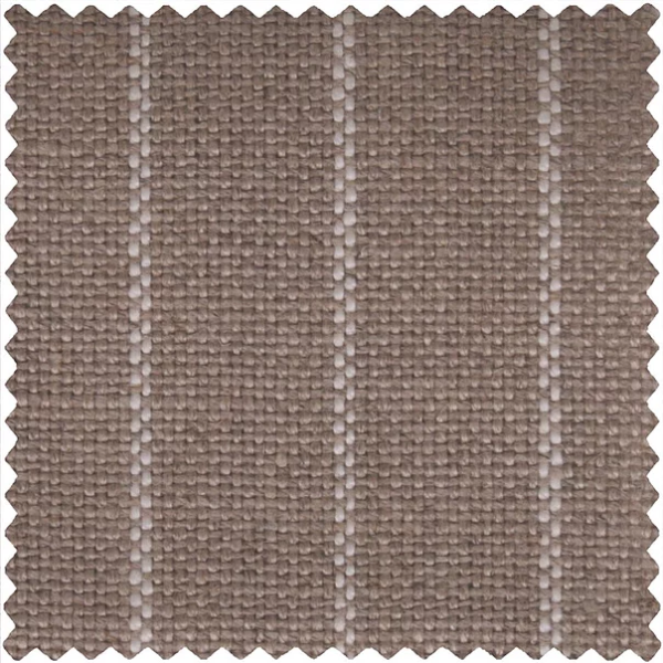 Wilde Stripe Upholstery Fabric Heavy Natural Irish Linen