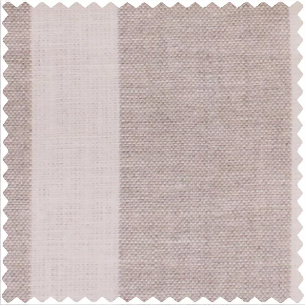 Tyrone Striped Furnishing Fabric Light Natural Irish Linen