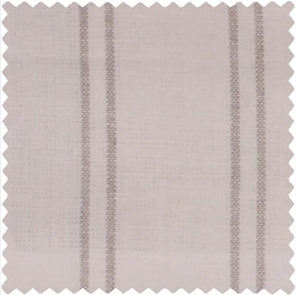 Tyrone Pinstripe Furnishing Fabric Light Natural Irish Linen