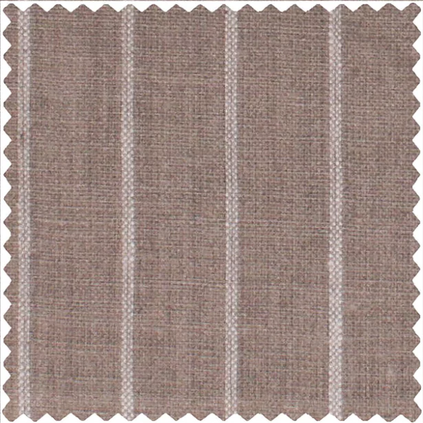 Tyrone Ticking Furnishing Fabric Light Natural Irish Linen
