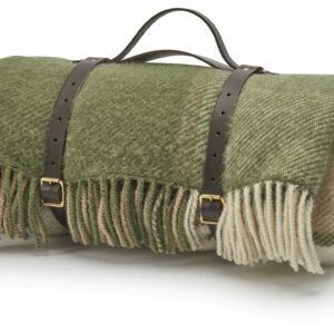Polo Wool Camping Blanket Tweedmill Picnic Rug Rolls