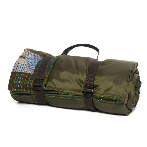 Recycled Rug Roll Blanket Tweedmill Waterproof Picnic Blankets