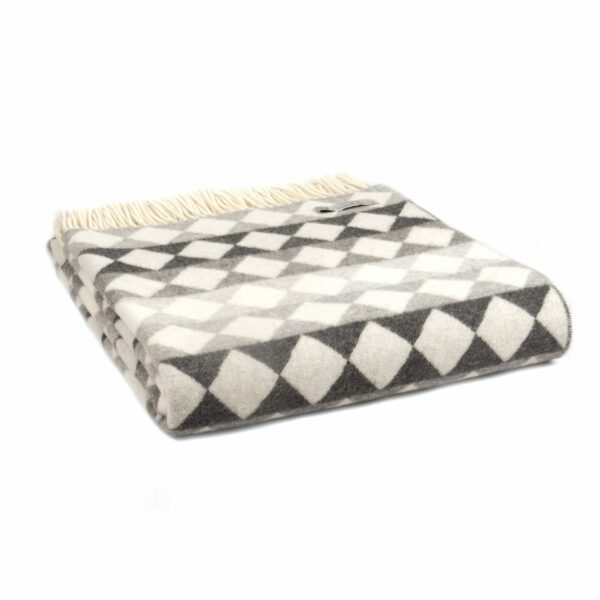 Diamond Merino Wool Blanket Tweedmill Merino Throw Blankets