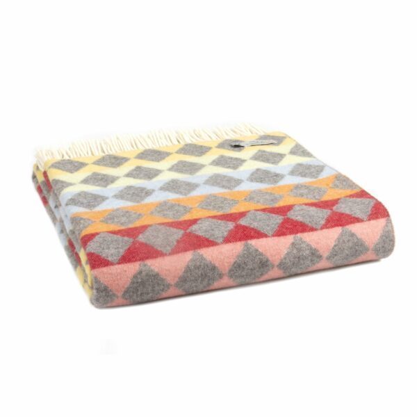 Diamond Merino Wool Blanket Tweedmill Merino Throw Blankets - Image 2