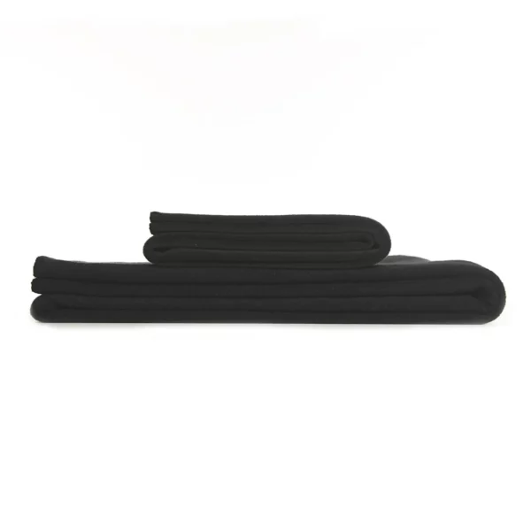 Black Fleece Blanket Tweedmill Fleece Throw Blankets