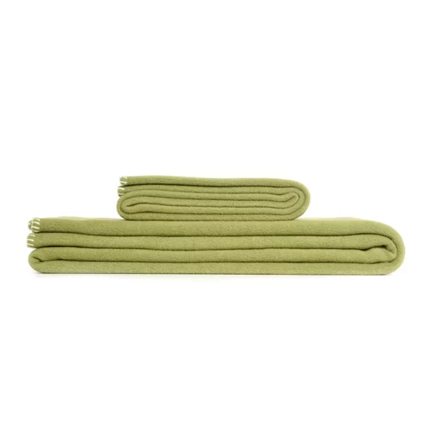 Green Fleece Blanket Tweedmill Fleece Throw Blankets