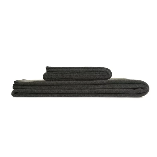 Grey Fleece Blanket Tweedmill Fleece Throw Blankets - Image 2