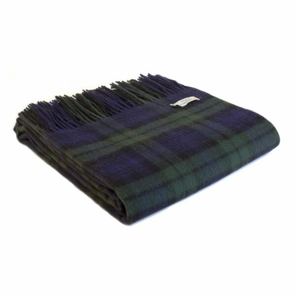 Lambswool Tartan Throw Blanket Tweedmill Lambswool Throw Blankets - Image 2