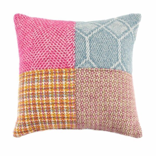 Patchwork Cushion Tweedmill Wool Cushions - Image 2
