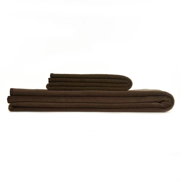 Soft Fleece Blanket Tweedmill Brown Fleece Throw Blankets - Image 3