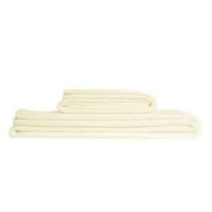 White Fleece Blanket Tweedmill Fleece Throw Blankets