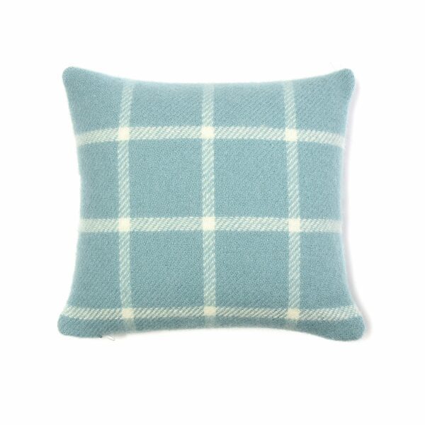 Chequered Check Cushion Cover Tweedmill Wool Bed Linen - Image 3