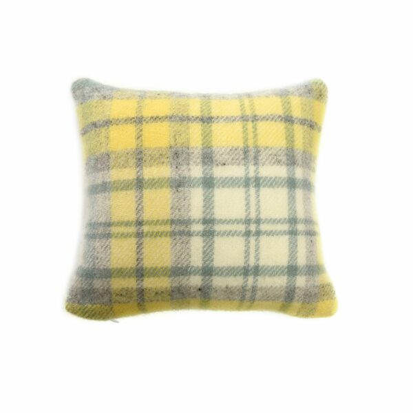 Cottage Check Cushion Cover Tweedmill Wool Bed Linen - Image 2