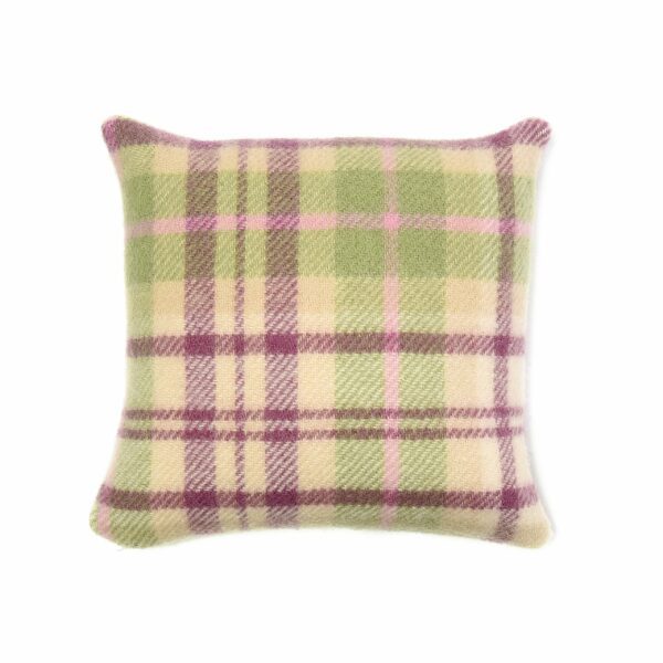 Cottage Check Cushion Cover Tweedmill Wool Bed Linen - Image 3