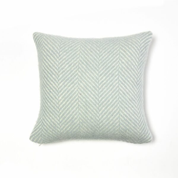 Fishbone Wool Cushion Cover Tweedmill Wool Bed Linen - Image 3