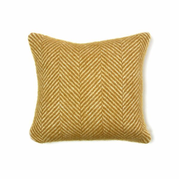 Fishbone Wool Cushion Cover Tweedmill Wool Bed Linen - Image 6