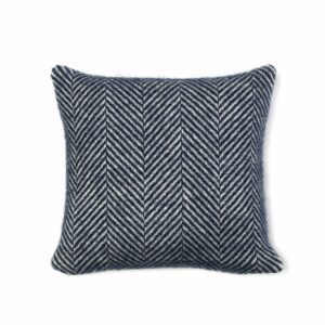 Fishbone Wool Cushion Cover Tweedmill Wool Bed Linen