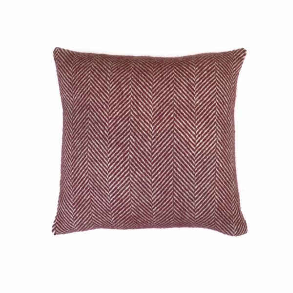 Fishbone Wool Cushion Cover Tweedmill Wool Bed Linen - Image 5