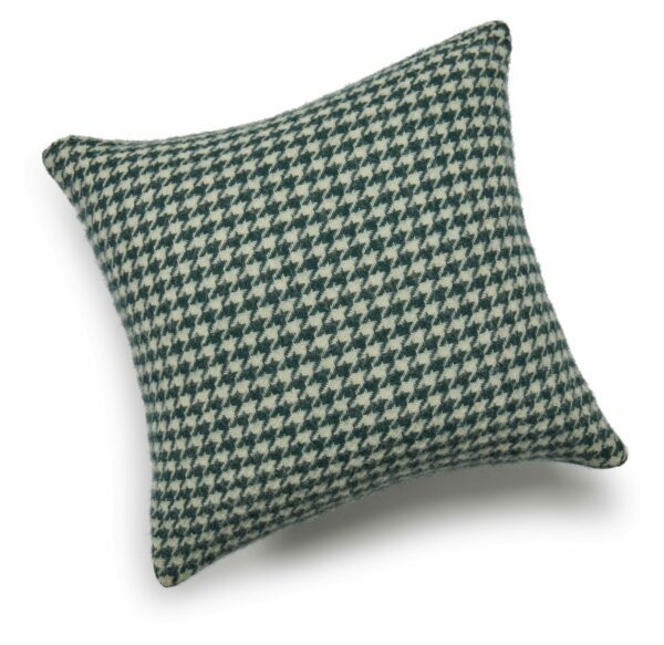 Houndstooth Wool Cushion Cover Tweedmill Wool Bed Linen - Image 3