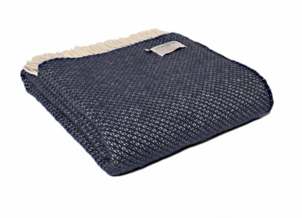 Averil Wool Throw Blanket Tweedmill Wool Bed Throws - Image 3