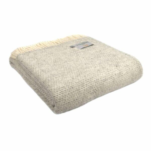 Beehive Wool Throw Blanket Tweedmill Wool Bed Throws - Image 5