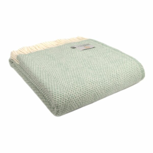 Beehive Wool Throw Blanket Tweedmill Wool Bed Throws - Image 6
