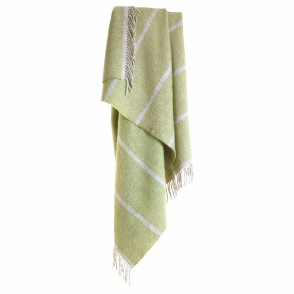 Broad Stripe Knee Blanket Tweedmill Wool Bed Throws - Image 3