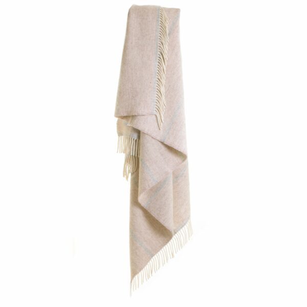 Broad Stripe Knee Blanket Tweedmill Wool Bed Throws - Image 4