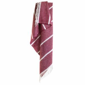 Broad Stripe Knee Blanket Tweedmill Wool Bed Throws