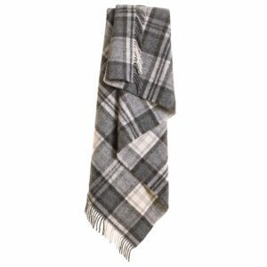 Cottage Check Knee Blanket Tweedmill Wool Bed Throws