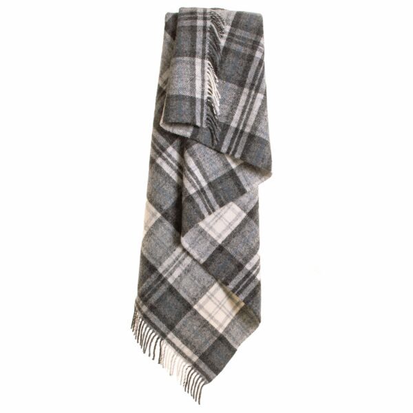 Cottage Check Knee Blanket Tweedmill Wool Bed Throws