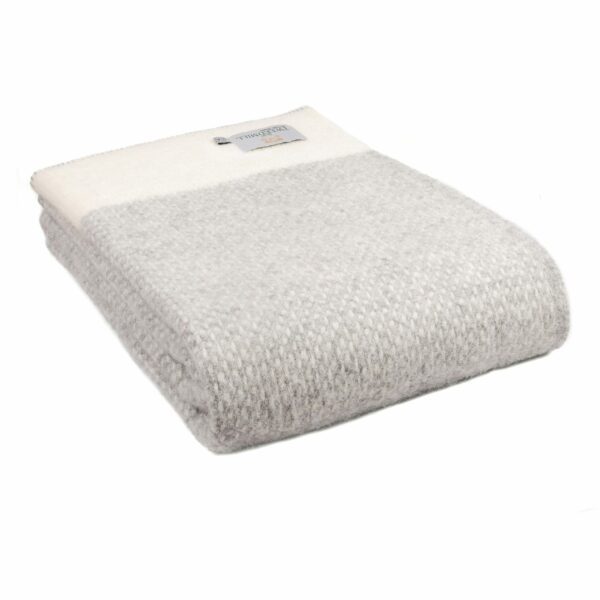 Crossweave Wool Throw Blanket Tweedmill Wool Bed Throws - Image 5