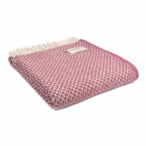Diamond Wool Throw Blanket Tweedmill Wool Bed Throws