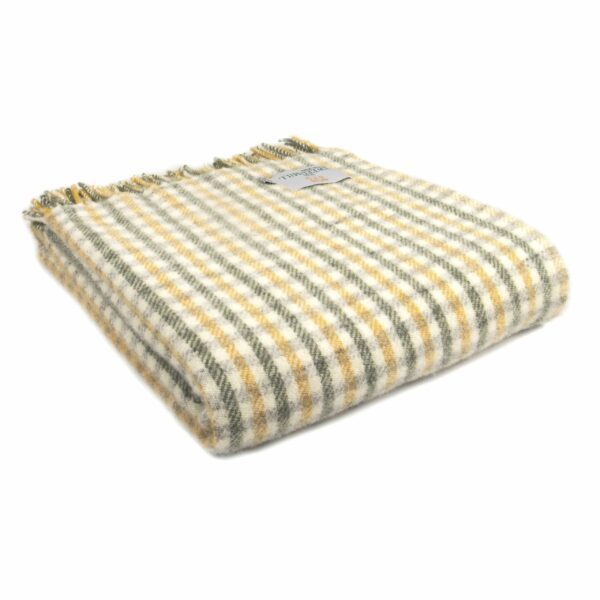 Gun Club Throw Blanket Tweedmill Wool Bed Throws - Image 3