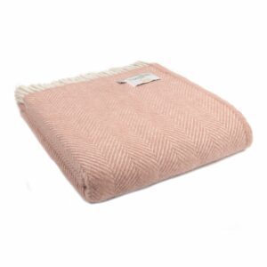 Herringbone Wool Knee Blanket Tweedmill Wool Bed Throws