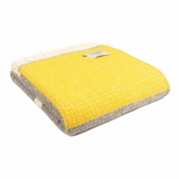 Illusion Panel Throw Blanket Tweedmill Wool Bed Throws