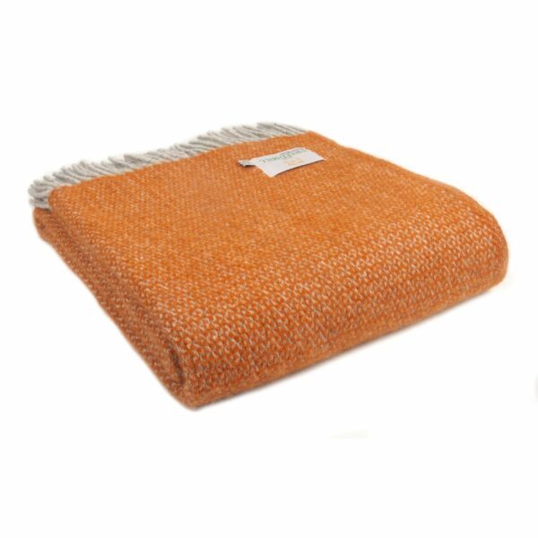 Illusion Wool Knee Blanket Tweedmill Wool Bed Throws - Image 3