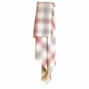Meadow Check Knee Blanket Tweedmill Wool Bed Throws