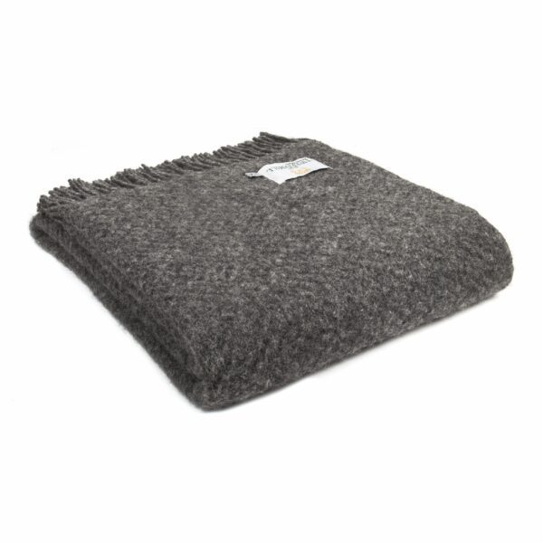 Wafer Wool Throw Blanket Tweedmill Wool Bed Throws - Image 4