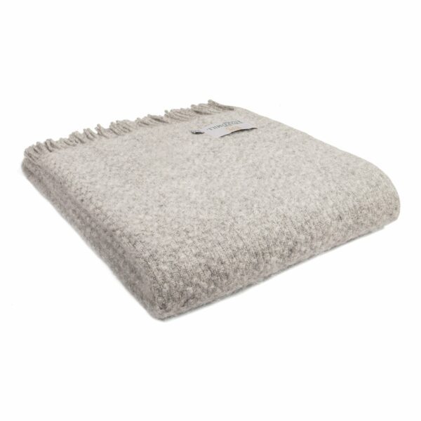Wafer Wool Throw Blanket Tweedmill Wool Bed Throws - Image 3