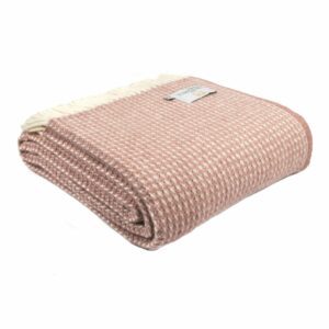 Waffle Wool Throw Blanket Tweedmill Wool Bed Throws