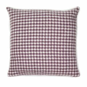 Houndstooth Wool Cushion Cover Tweedmill Wool Bed Linen