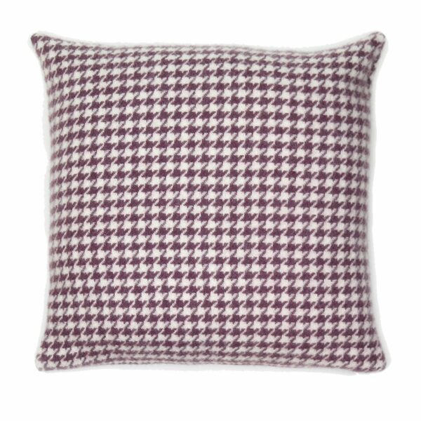 Houndstooth Wool Cushion Cover Tweedmill Wool Bed Linen