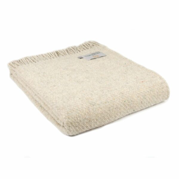Diagonal Stripe Recycled Blanket Tweedmill Recycled Wool Blankets - Image 2